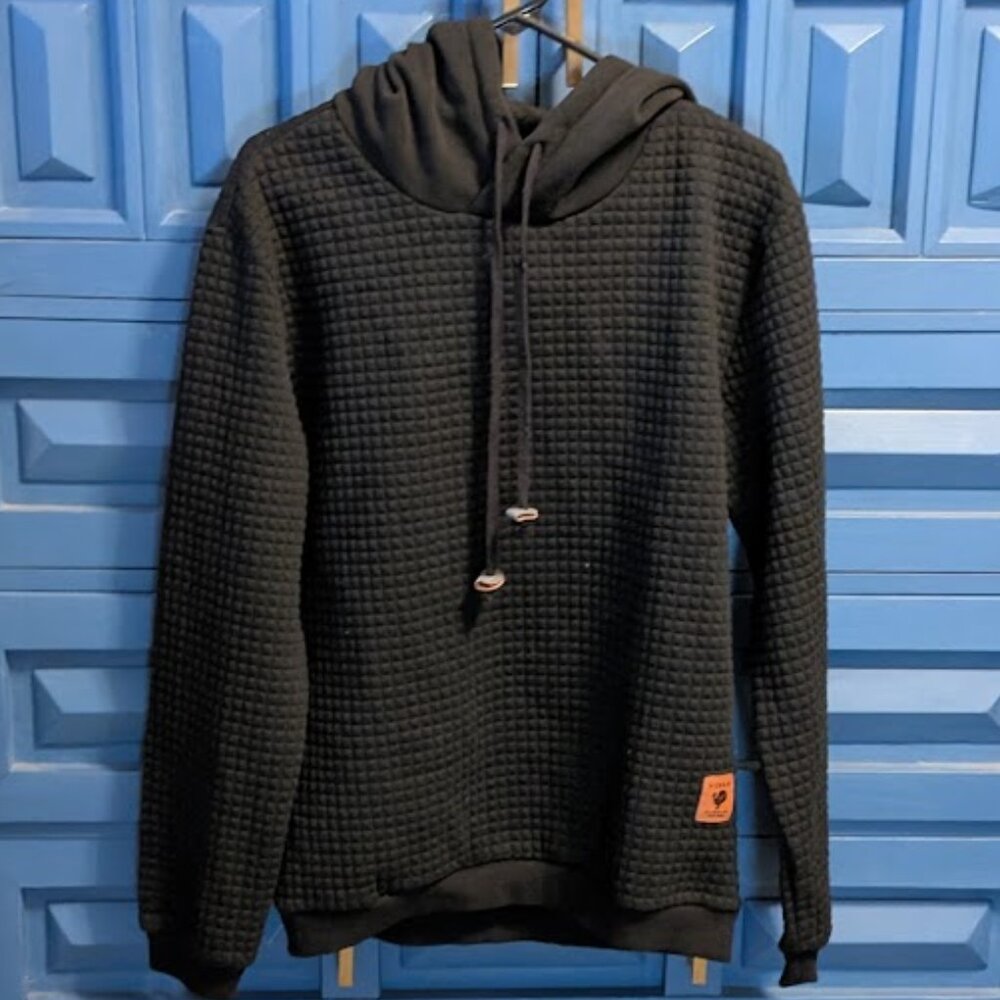 COOFANDY Vogue Black Hipster Gym Hoodie Sweatshirt